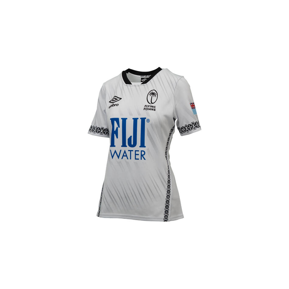 mainUMBRO FIJI RUGBY WOMENS REPLICA FLYNG FIJIANS HOME JERSEY0