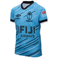UMBRO FIJI RUGBY MENS REPLICA FLYING FIJIAN TRAINING JERSEY0