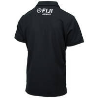 UMBRO FIJI RUGBY MENS PIQUE POLO BLACK1