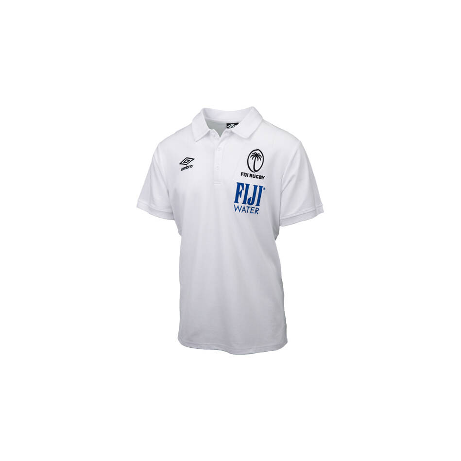 mainUMBRO FIJI RUGBY MENS PIQUE POLO WHITE0