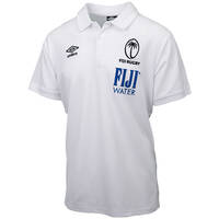 UMBRO FIJI RUGBY MENS PIQUE POLO WHITE0