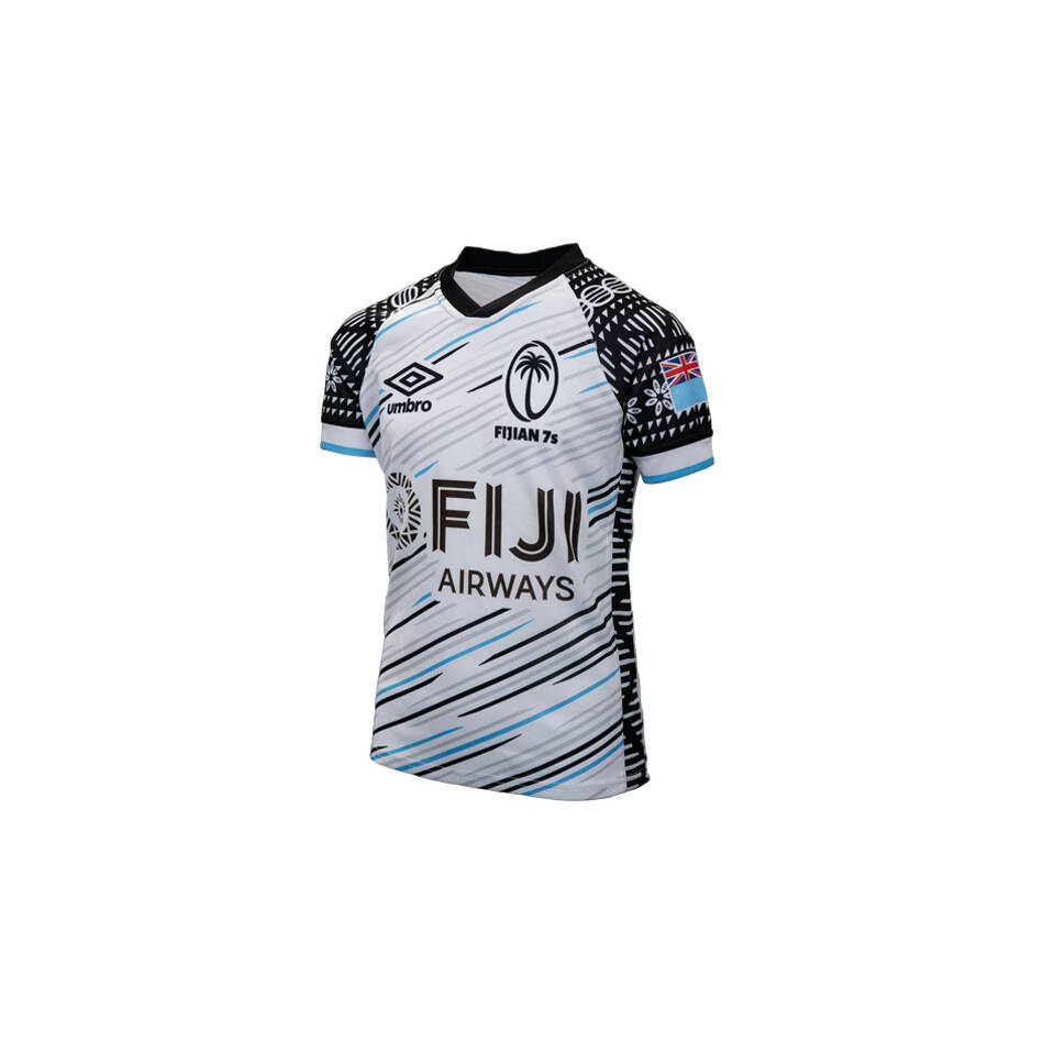 mainUMBRO FIJI RUGBY KIDS REPLICA FLYNG FIJIANS AWAY JERSEY0